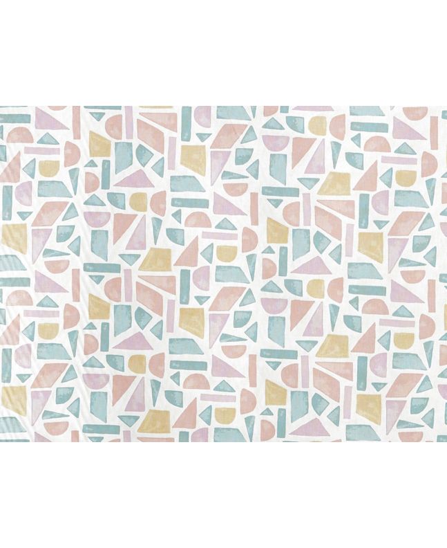 Elmer Cotton Curtain Fabric, Bon Bon