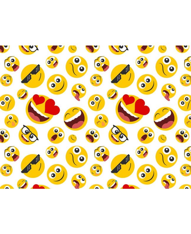 Emoji Madness Cotton Print