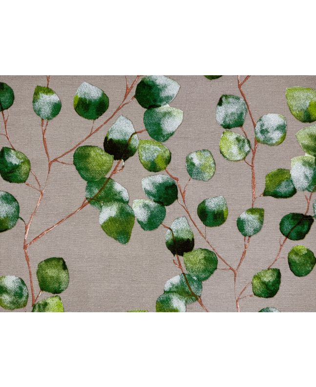 Eucalyptus Cotton Canvas, Grey