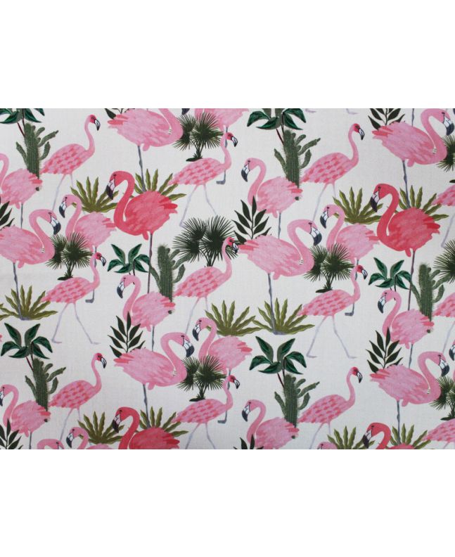 Flamingo Glam Viscose Print