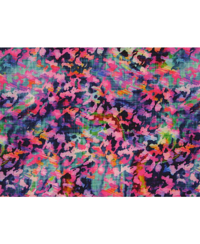 Fleece Backed Showerproof Soft Shell, Abstract Painted Leopard