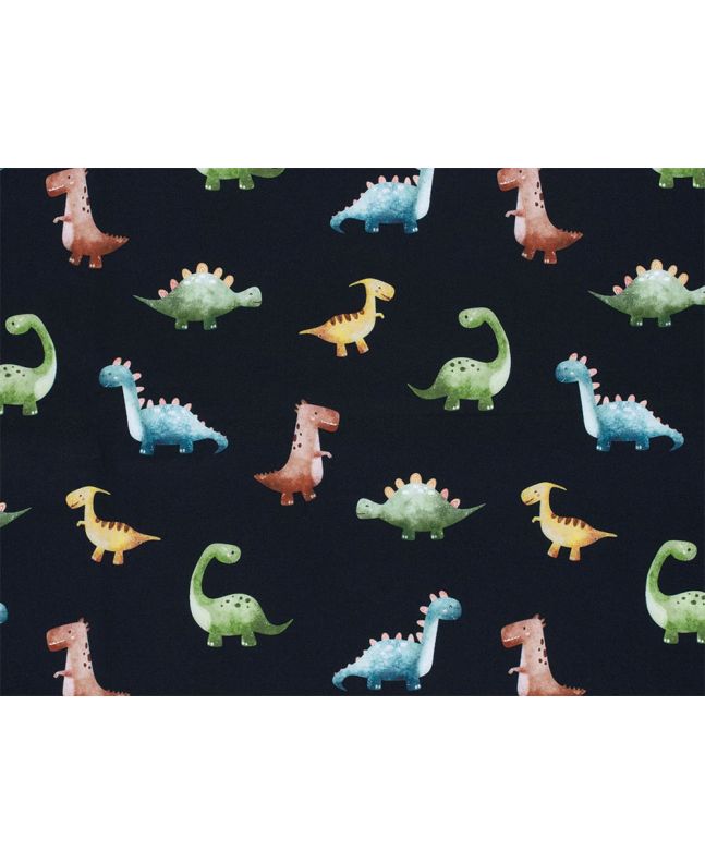 Fleeced Backed Showerproof Soft Shell, Watercolour Dinosaur