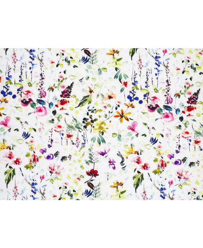 Floral Andromeda Printed Linen Blend