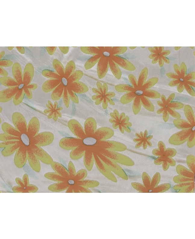 Floral Burnout Velour, Sunburst