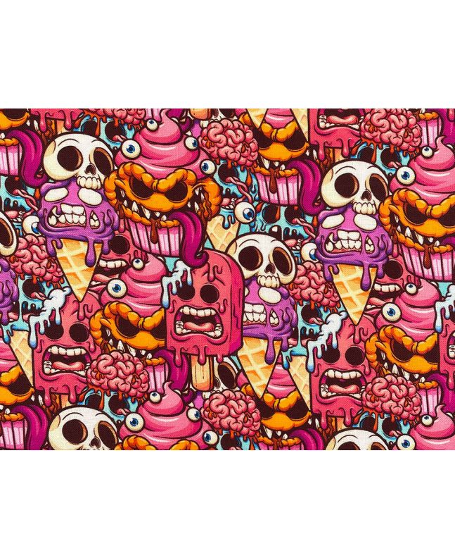 Frightening Fancies Cotton Print