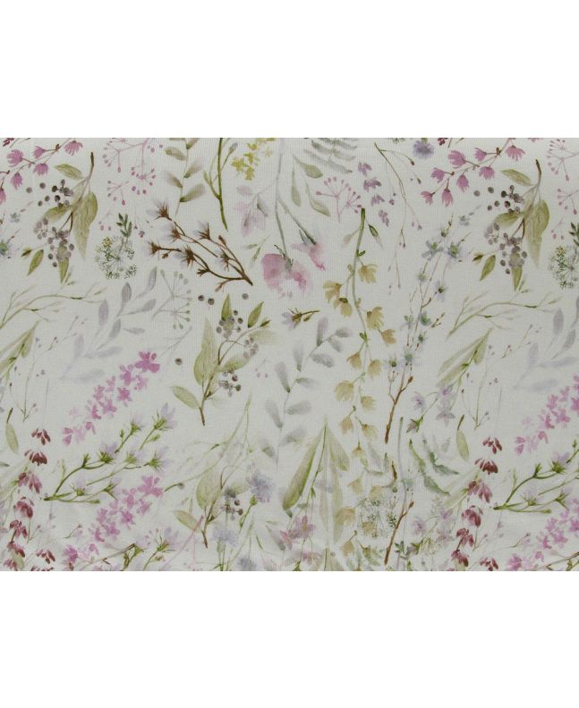 Garden Bliss Viscose Jersey, Ivory