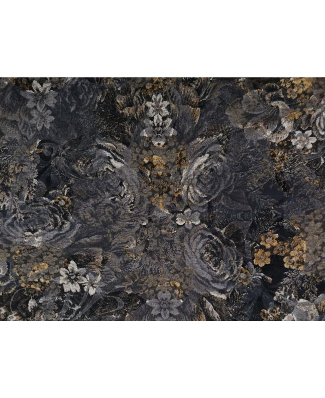 Garden Retreat Polyviscose Burnout Flock, Ochre