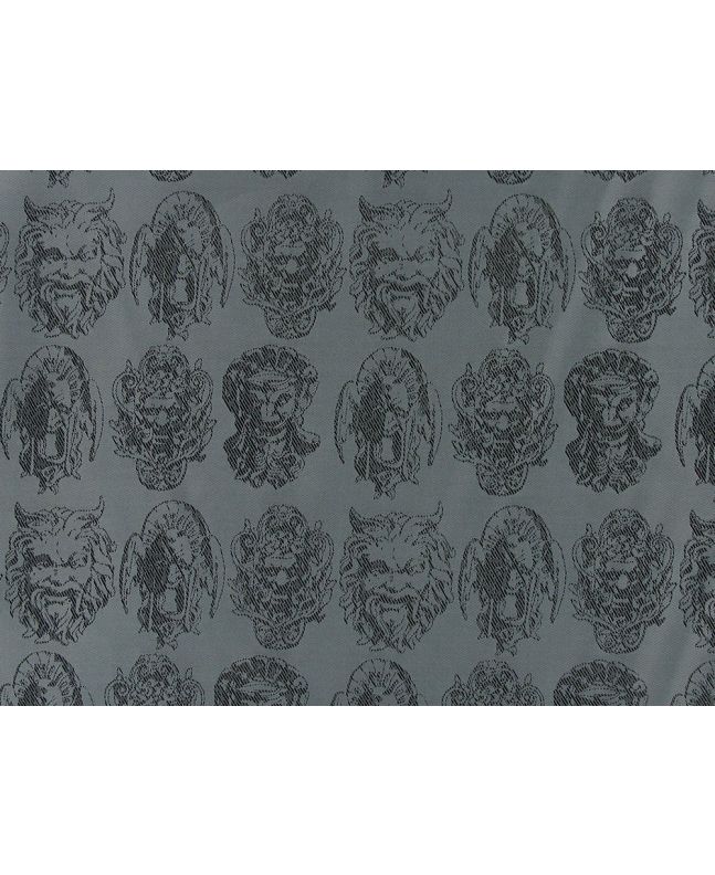Gargoyles Two Tone Jacquard Acetate Viscose Lining, Grey Blue