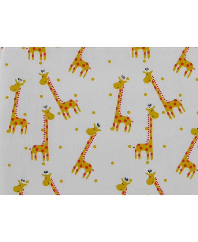 Giraffe Spot Polycotton Print