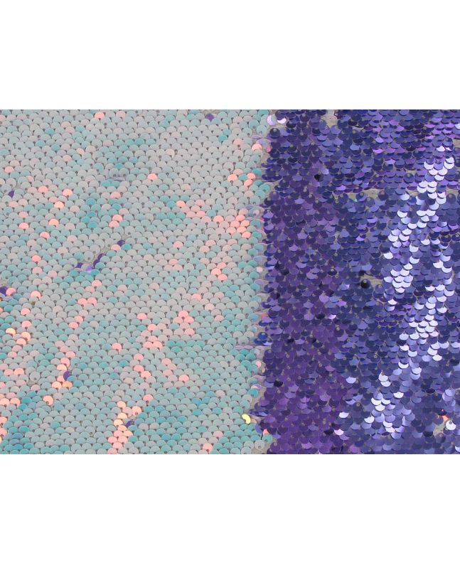 Gleaming Flip Sequin, Purple and Opal