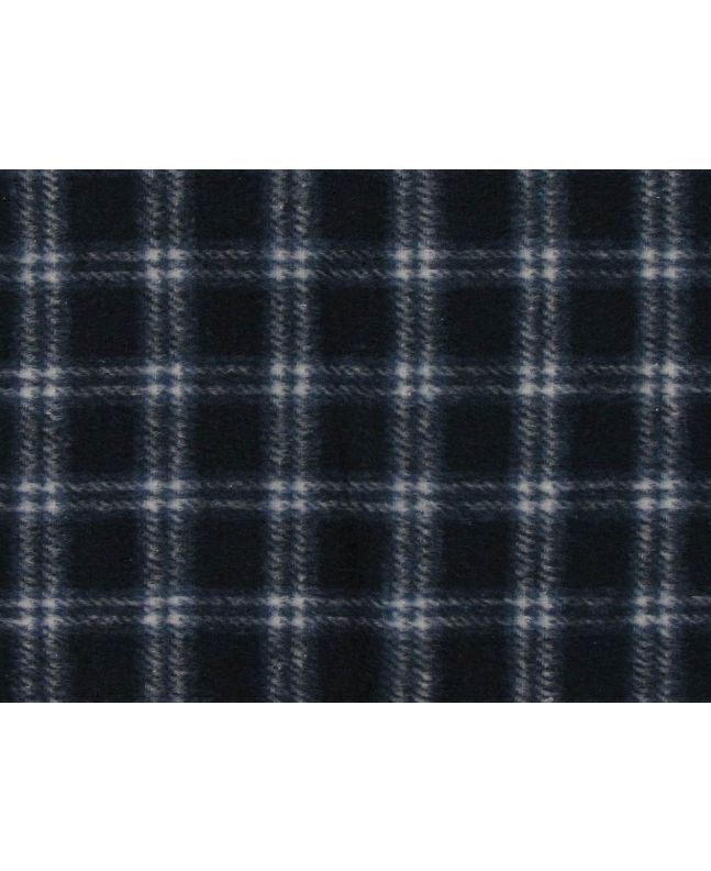 Graham Wool Blend Check, Navy