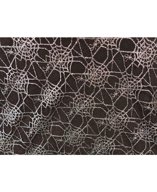Halloween Spiderweb Metallic Net, Silver