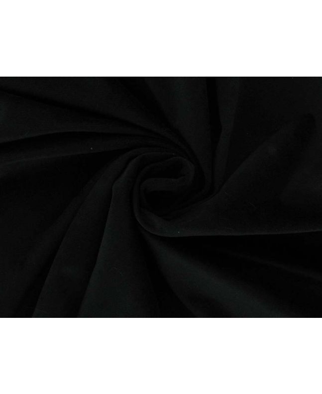 Hampshire Polyester Velvet, Black