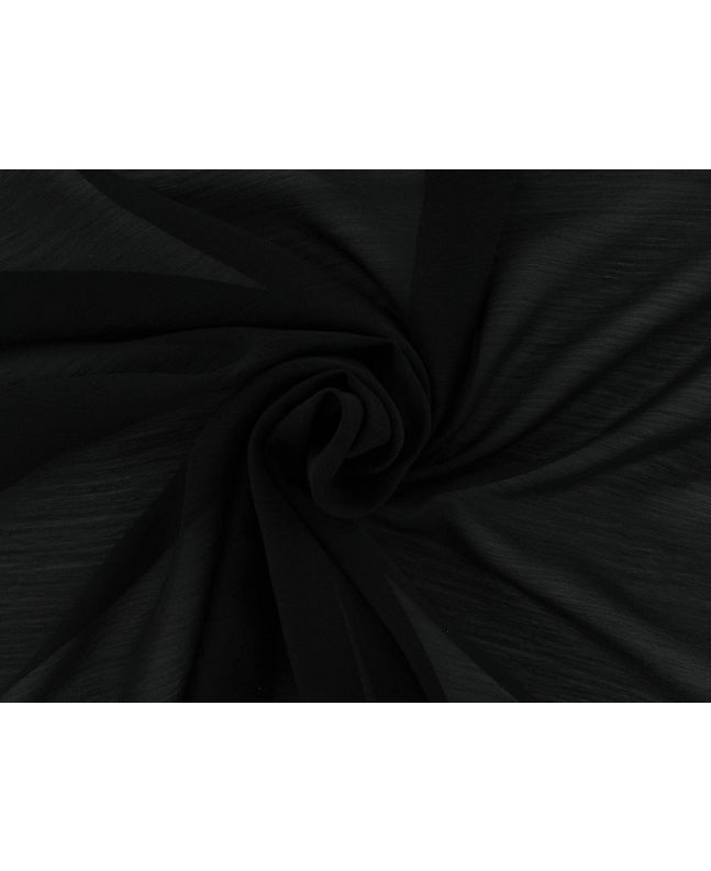Heavy Yoryu Chiffon, Black