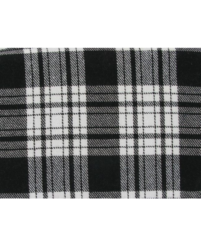 Highlands Wool Blend, Glen, Black and White