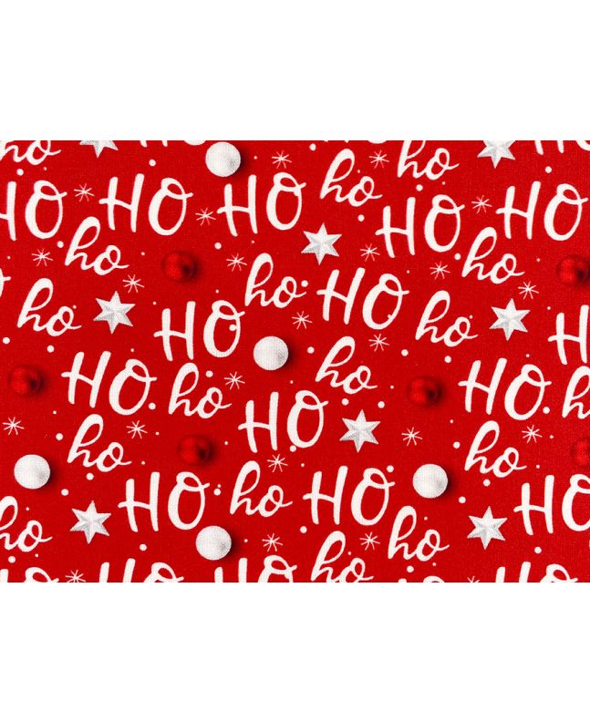 Ho Ho Baubles Cotton Print