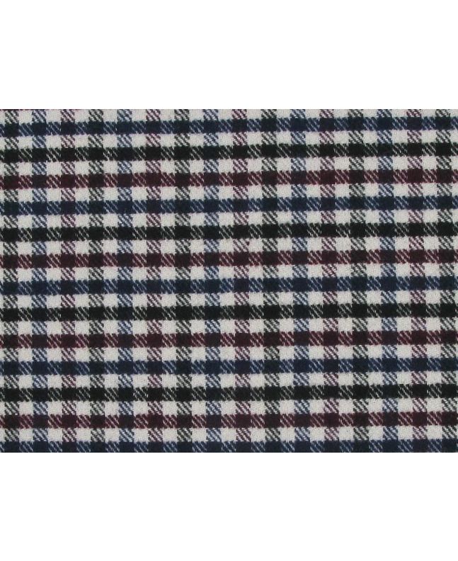 Hockey Stretch Check Italian Wool Blend
