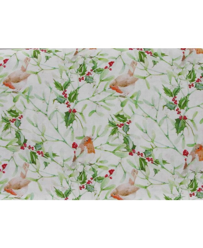 Holly Robin Cotton Print
