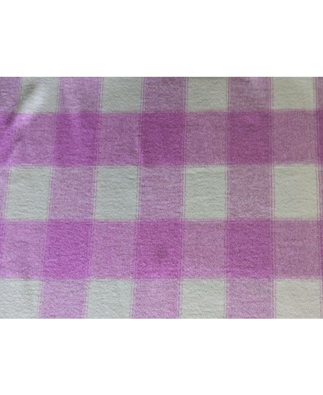 Hugo Check Soft Touch Wool Blend, Pink