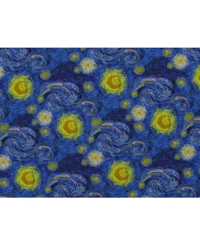 Iconic Art Cotton Jersey Print, Starry Night