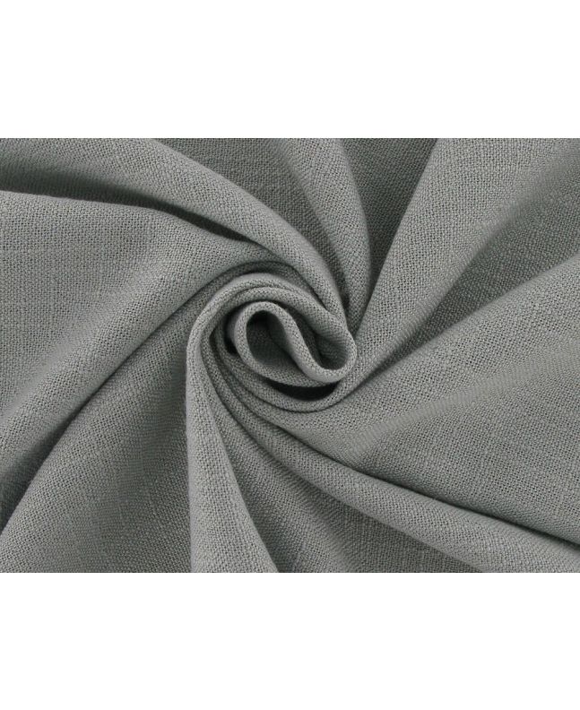 Indus Chalk Linen Blend Curtain Fabric, Dove