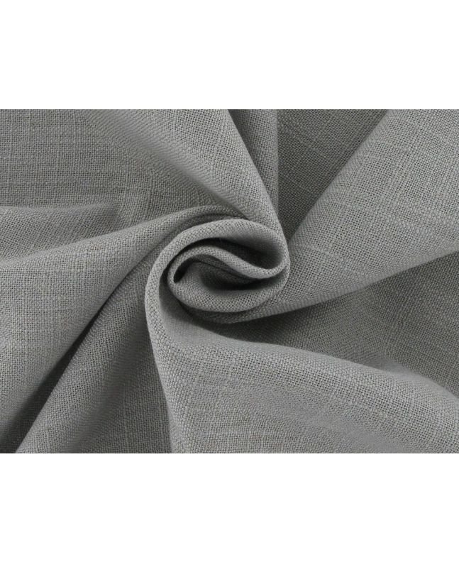 Indus Chalk Linen Blend Curtain Fabric, Feather