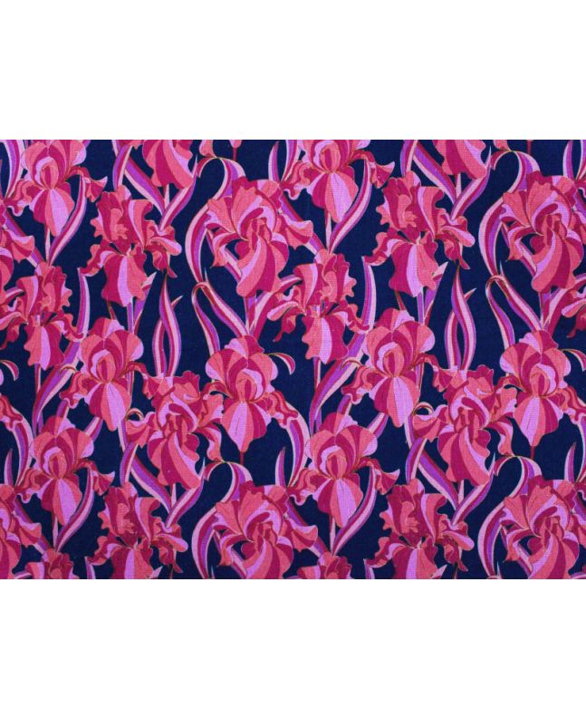 Iris Suprise Printed Linen Blend