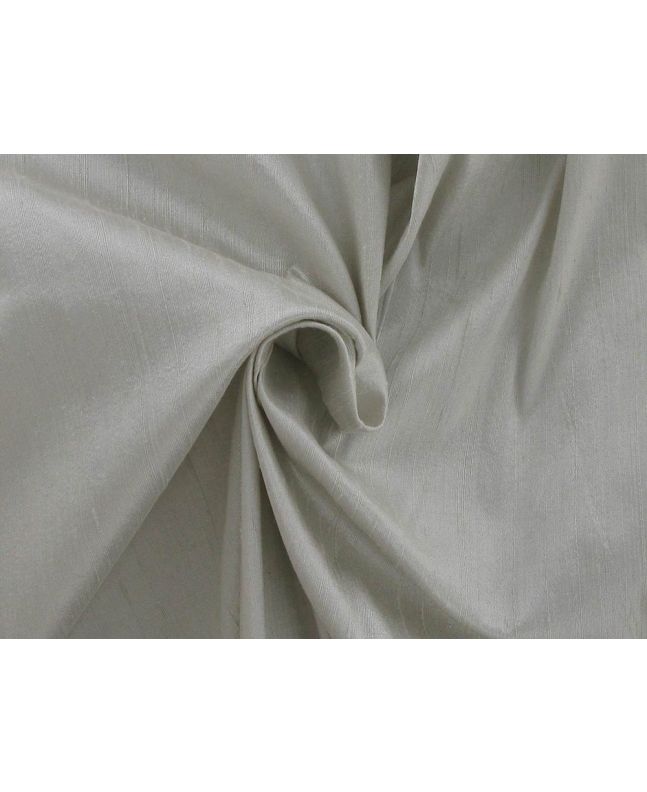 Jaipur Silk Dupion, Silver