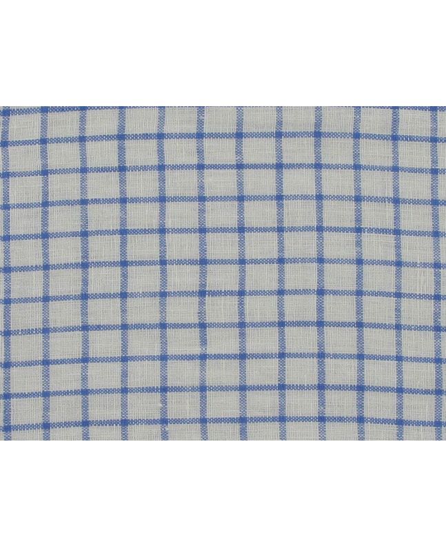 Keady Graph Check Irish Linen, Royal