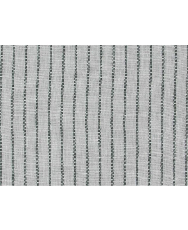 Keady Stripe Irish Linen, Green