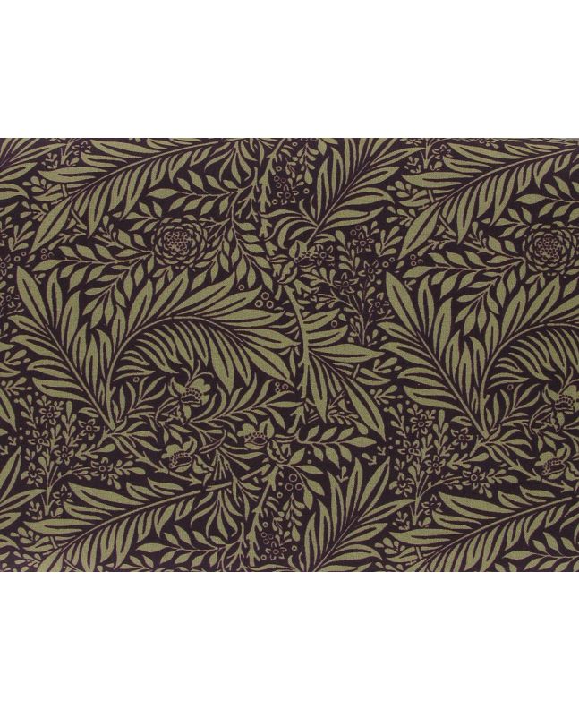 Larkspur Cotton Print, Damson