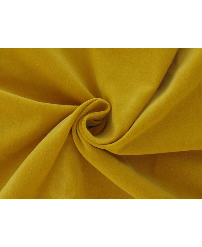 Lightweight Cotton Velvet 200 gsm, Mustard