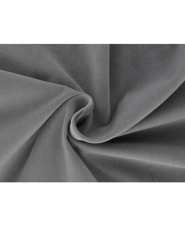 Lightweight Cotton Velvet 200 gsm, Silver