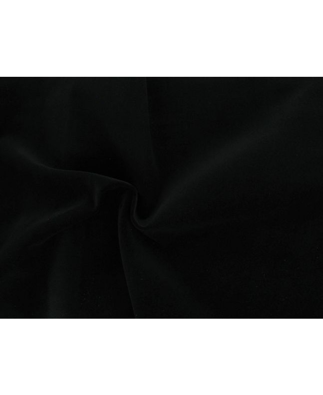 Lightweight Cotton Velvet 200  gsm, Black