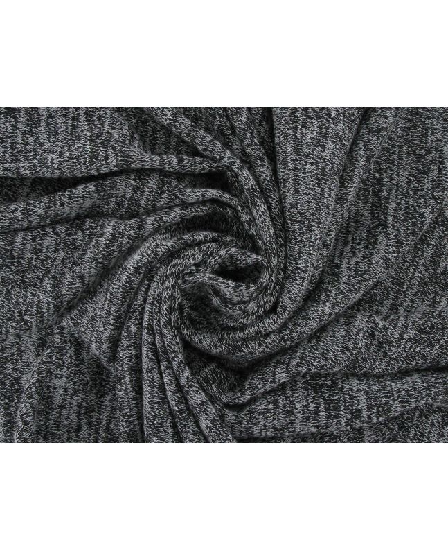 Lightweight Terry Knit, Dark Grey Melange
