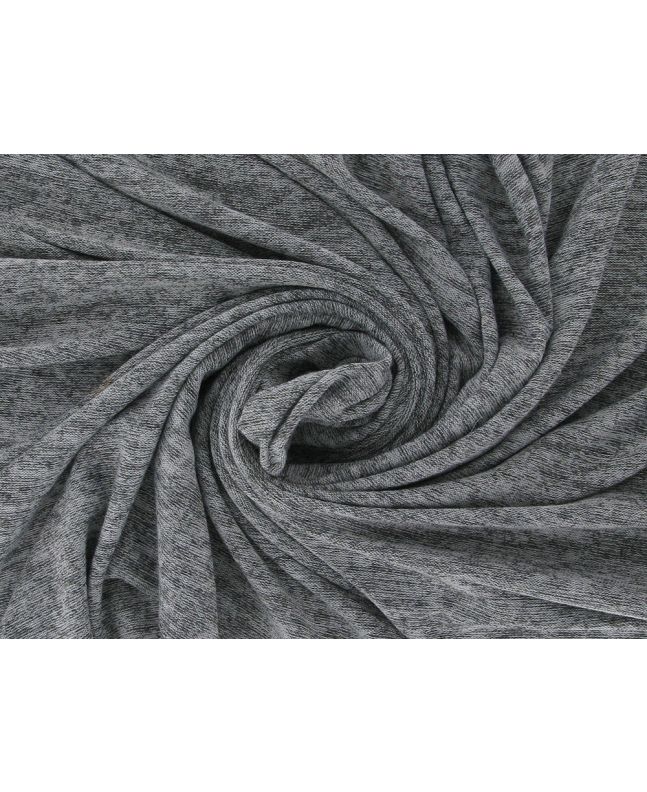 Lightweight Terry Knit, Mid Grey Melange