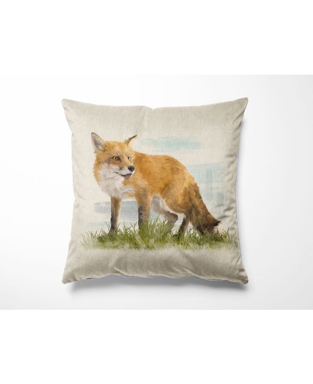  Linen Look Panama Panels, Fox