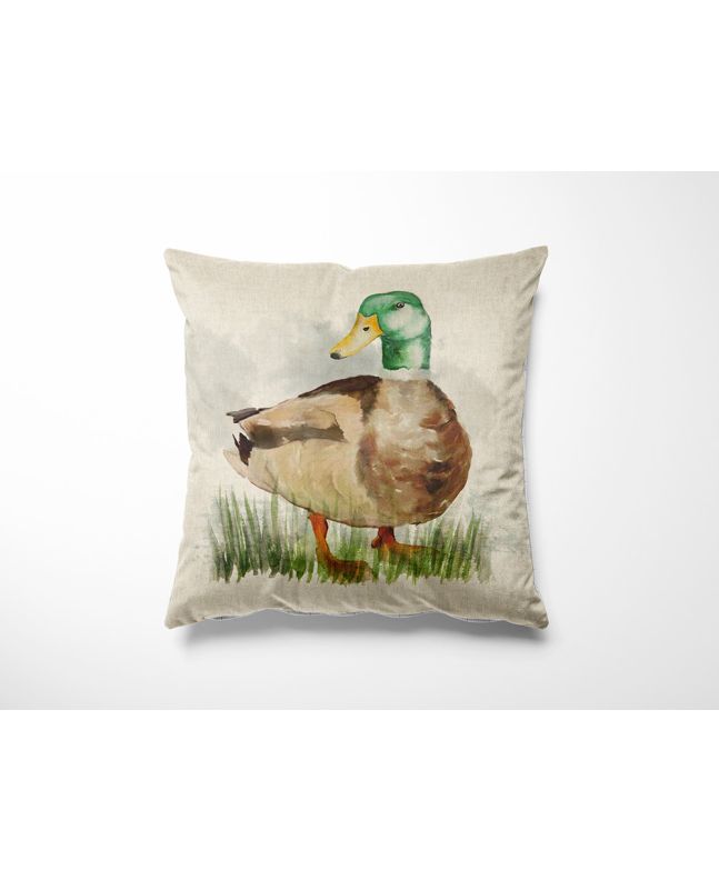 Linen Look Panama Panels, Solo Mallard