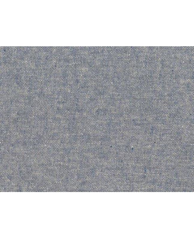 Cotton Rich Linen Look Plain Panama, Navy