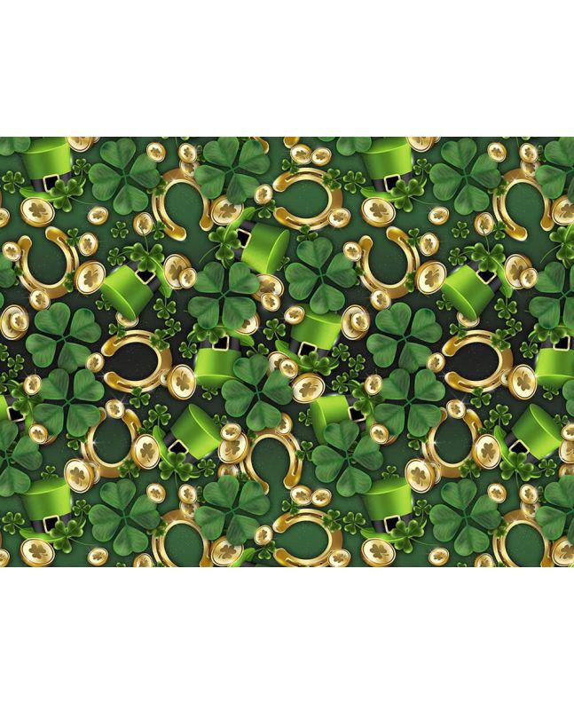 Luck Of The Irish Cotton Print