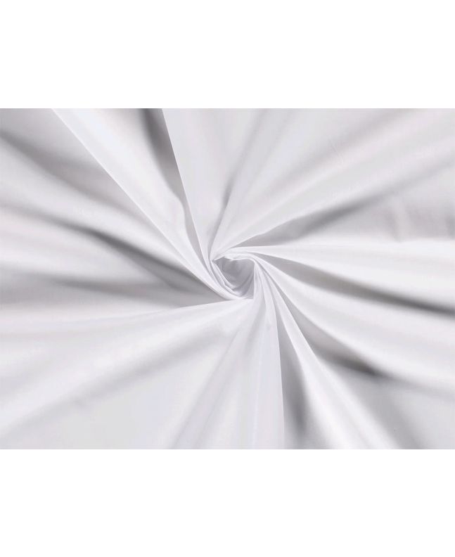 Luxury GOTS Organic Cotton Poplin, White