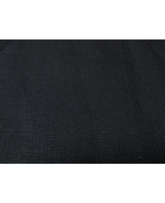 Mallow Herringbone Irish Linen, Navy