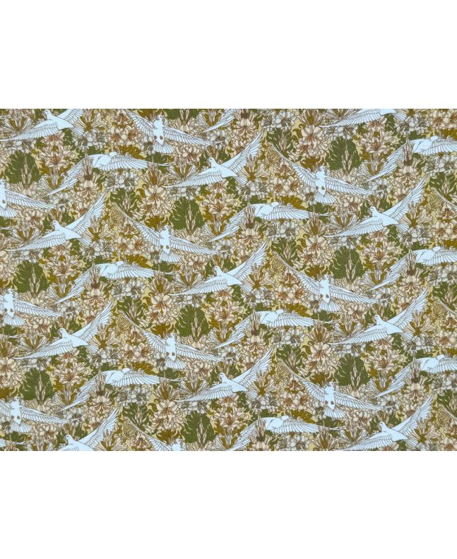 Maurice Pillard Verneuil Doves Cotton Percale Print