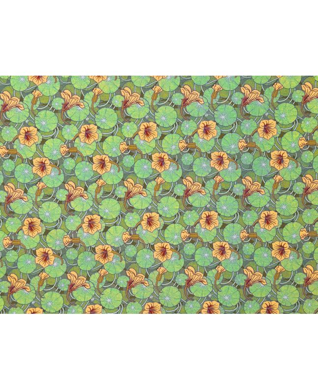 Maurice Pillard Verneuil Nasturtium Cotton Percale Print