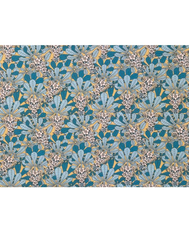 Maurice Pillard Verneuil Sweet Chestnut Cotton Percale Print