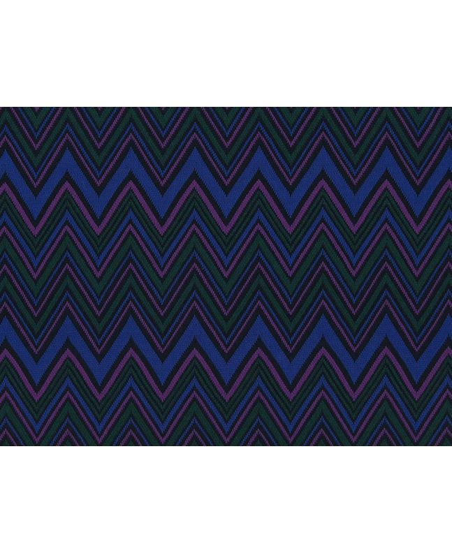 Milano Chevron Jacquard Knit, Blue