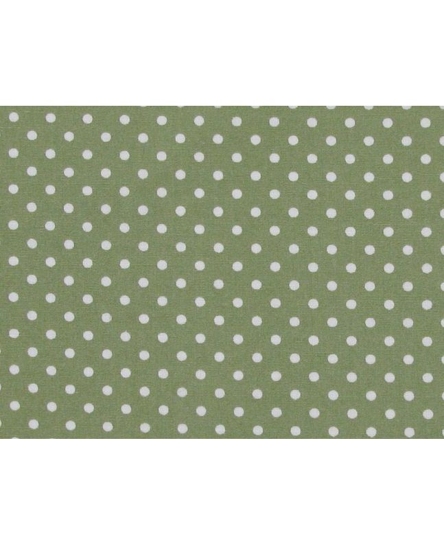Mini Dots Cotton Poplin Print, Sage