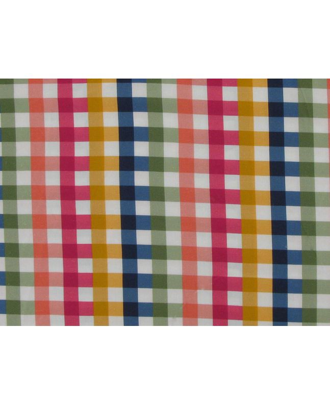Mini Gingham Viscose Print, Multi