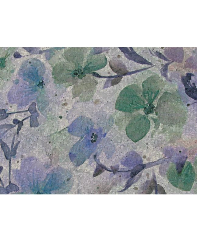 Misty Blossoms Embroidered Anglasie, Lilac