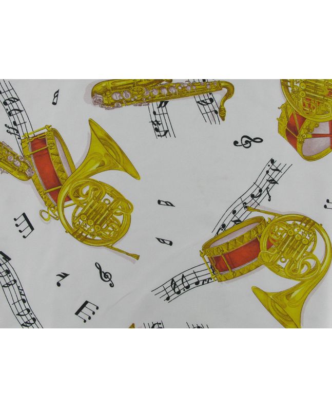 Music Maestro Soft Lightweight Twill, White